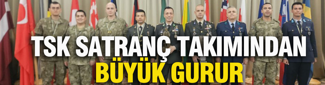 TSK Satranç Takımı, NATO Satranç Şampiyonası'nda birinci oldu