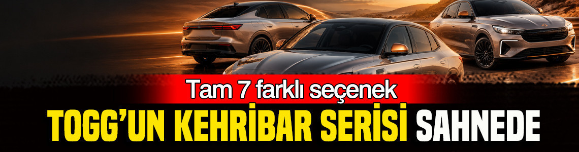 Yedi renk seçeneği var: Togg Kehribar Serisi’ni tanıttı
