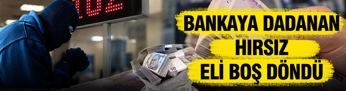 Hatay'da gece saatlerinde kamu bankasına hırsızlık girişiminde bulunuldu