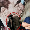 Berlin Duvarı önünde öpücük partiyi karıştırdı: AKP'li meclis üyesi Mehmet Ergüneş eşiyle dudak dudağa!