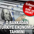 O banka yıl sonu dolar ve enflasyon tahminini açıklandı