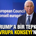 Trump'a bir tepki de Avrupa Konseyi'nden