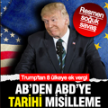 Trump'tan 8 Avrupa ülkesine ek gümrük vergisi! AB'den ticareti durdurma misillemesi
