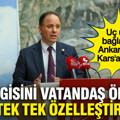 Vergisini vatandaş ödedi, AKP tek tek özelleştirecek
