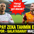 Yapay zeka Konyaspor - Galatasaray maçının skorunu tahmin etti