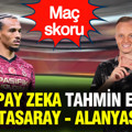 Yapay zeka Galatasaray-Alanyaspor maçının skorunu tahmin etti