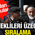 Emeklileri üzecek sıralama: Sondan 3. oldular