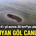 Kuruyan göl canlandı: Tuzla Palas 41 yıl sonra 30 km²'ye ulaştı