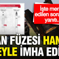 İran füzesi hangi füzeyle imha edildi? İşte merak edilen sorunun yanıtı...