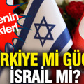 Türkiye mi güçlü İsrail mi? İşte iki ülkenin özellikleri