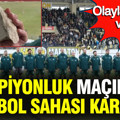 Şampiyonluk maçında futbol sahası karıştı: Türkiye'nin efsanesi adım adım...