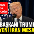 Açıklaması merakla bekleniyordu... Trump'tan yeni İran mesajı