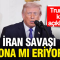 Trump'tan kritik açıklamalar: İran savaşı sona mı eriyor?