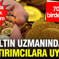 Altın fiyatları 700 TL birden eridi: Yatırımcılar şimdi ne yapacak? Altın uzmanı uyardı