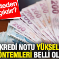 Banka kredi notu yükseltmenin yöntemleri belli oldu: Kara listeden nasıl çıkılır?