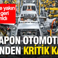Japon otomotiv devi 500 bine yakın aracı servise çağırdı