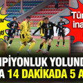 Şampiyonluk yolundaki takıma 14 dakikada 5 gol attılar: Türkiye'de inanılmaz maç... Futbolcular kazan kaldırmıştı