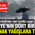 Meteorolojiden sarı kodlu uyarı; Sağanak yağış Türkiye'yi esir aldı: 30 Mart Pazartesi hava durumu