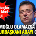 Son anket Asal'dan: Ekrem İmamoğlu olamazsa CHP'nin Cumhurbaşkanı adayı kim olmalı?