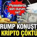 Altın, dolar ve euro bugün ne kadar? Trump konuştu kripto çöktü
