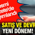 Araç satış ve devrinde yeni dönem: Resmi Gazete'de yayımlandı