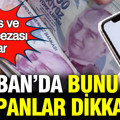 IBAN'da bunu yapanlar dikkat: Hapis ve para cezası var