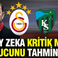 Yapay zeka Galatasaray-Kocaelispor maçının sonucunu tahmin etti