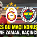 Galatasaray-Fenerbahçe derbisi ne zaman, kaçıncı haftada? Maçın tarihi ve günü