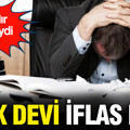 Türk devi iflas etti: 78 yıldır zirvedeydi
