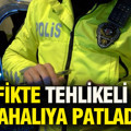 Trafikte tehlikeli şov pahalıya patladı