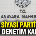 10 siyasi partiye mali denetim kararı