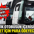 Otobüslerde bir devir kapanıyor: İkram servisi paralı olacak