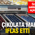 Ünlü çikolata markası iflas etti: Son ürünler bitene kadar açık kalacak