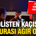 Polisten kaçış pahalıya patladı: Alkollü sürücüye ağır ceza