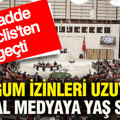 9 madde Meclis'ten geçti: Doğum izinleri uzuyor, sosyal medyaya yaş sınırı getiriliyor