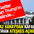 Beyaz Saray'dan kafaları karıştıran ateşkes açıklaması: Kartlar, Başkan Trump’ın elinde...