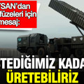 ROKETSAN’dan TAYFUN füzeleri için net mesaj: İstediğimiz kadar üretebiliriz
