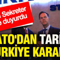 NATO'dan tarihi Türkiye kararı: Genel Sekreter Rutte duyurdu