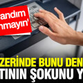 IBAN üzerinde bunu deneyince hayatının şokunu yaşadı: Ben yandım, siz yanmayın