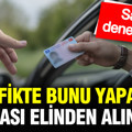 Trafikte bunu yapanın arabası elinden alınacak: Sakın denemeyin