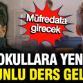 TBMM'den geçecek; Okullara yeni zorunlu ders geliyor