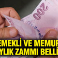 Emekli ve memurun 4 aylık maaş zam farkı belli oldu