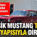 Klasik Mustang Tesla altyapısıyla dirildi: Artık hem elektrikli hem otonom