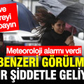 Meteoroloji 5 il için ‘kırmızı kod’ verdi: Çok kuvvetli sağanak vuracak