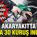 Akaryakıt alacaklar o tarihi bekleyin: 5 lira 30 kuruş indirim gelecek
