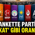 Son ankette CHP ve AK Parti'ye tokat gibi oranlar, seçimin kaderi %20'nin elinde, fark %0,3