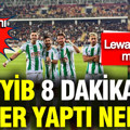 Tayyib Kanarya 8 dakikada neler yaptı neler! Yok böyle bir performans: Takımını finale taşıdı