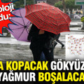 Meteoroloji duyurdu: Fırtına kopacak gökyüzünden yağmur boşalacak