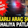 Sosyal medyada paylaştı: Çakarlı araç şovu pahalıya patladı