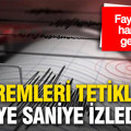 Depremleri tetikleyip saniye saniye izlediler